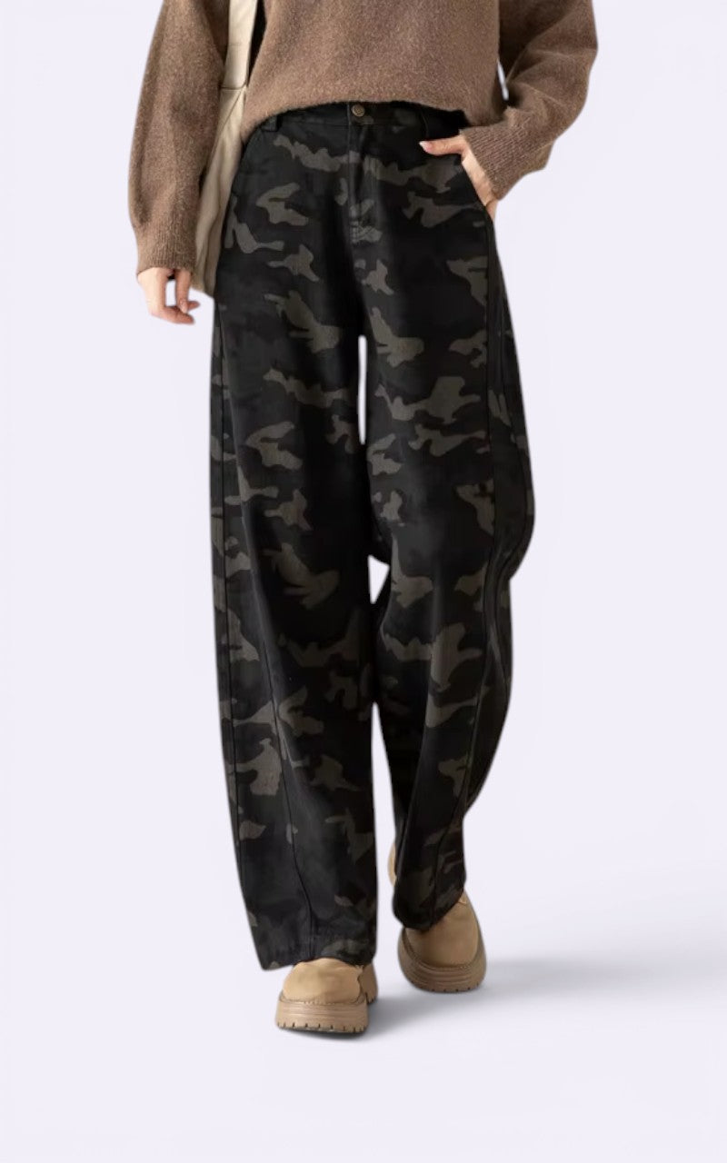 Techwear Camo Cargo Pants