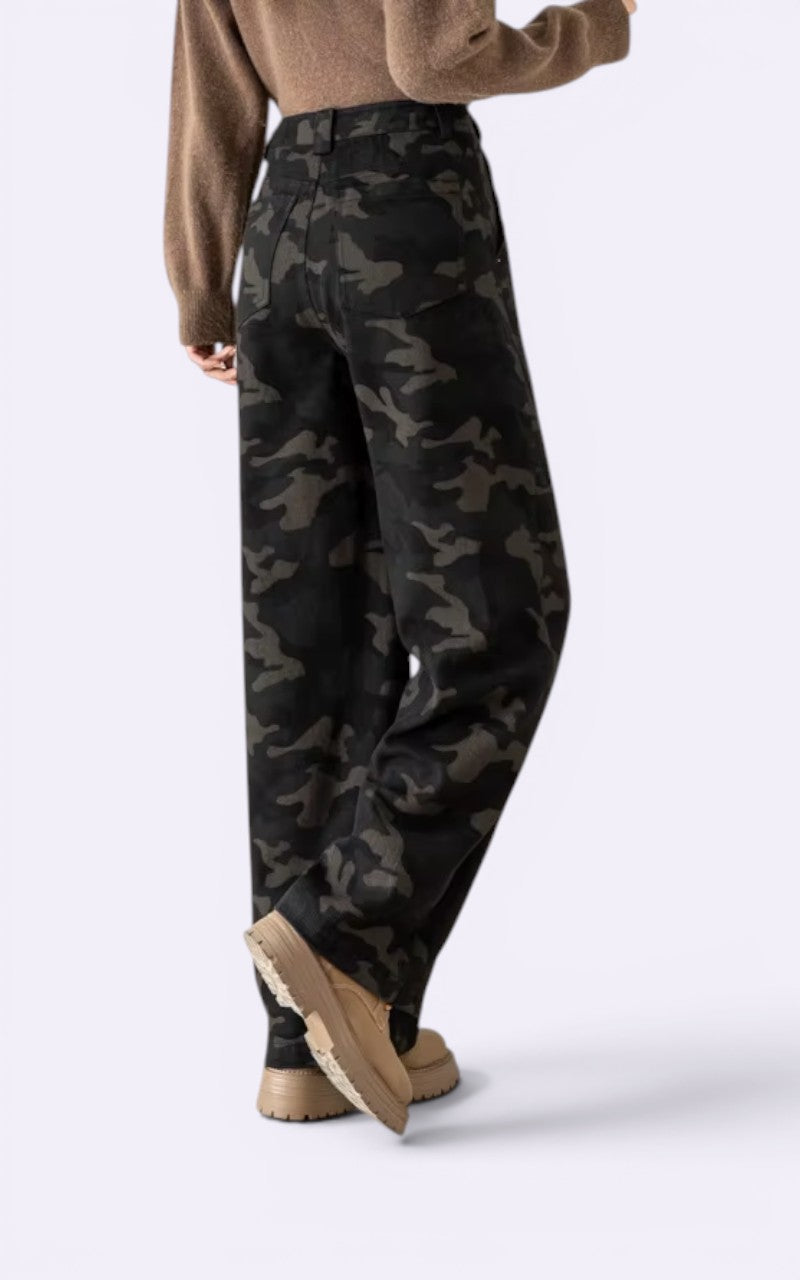 Techwear Camo Cargo Pants