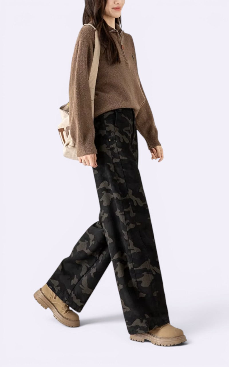Techwear Camo Cargo Pants