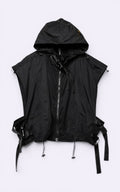 Techwear Hooded Cargo Vest