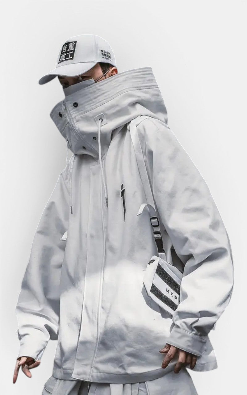 Techwear Hooded Wind Jacket