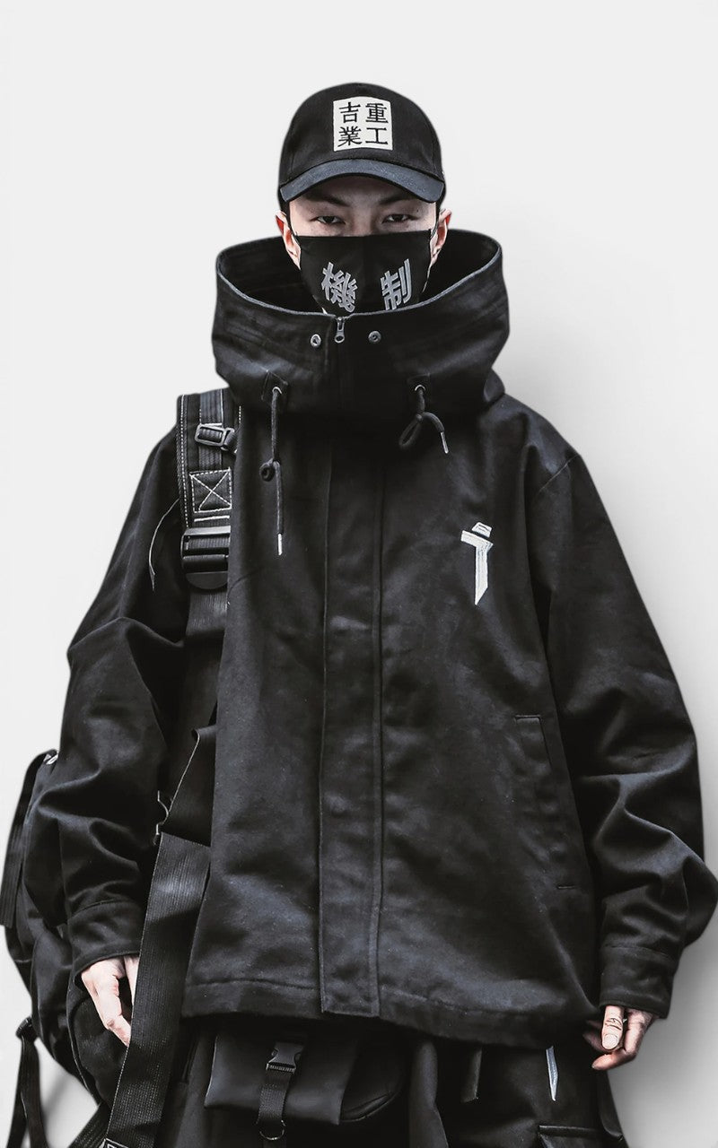 Techwear Hooded Wind Jacket