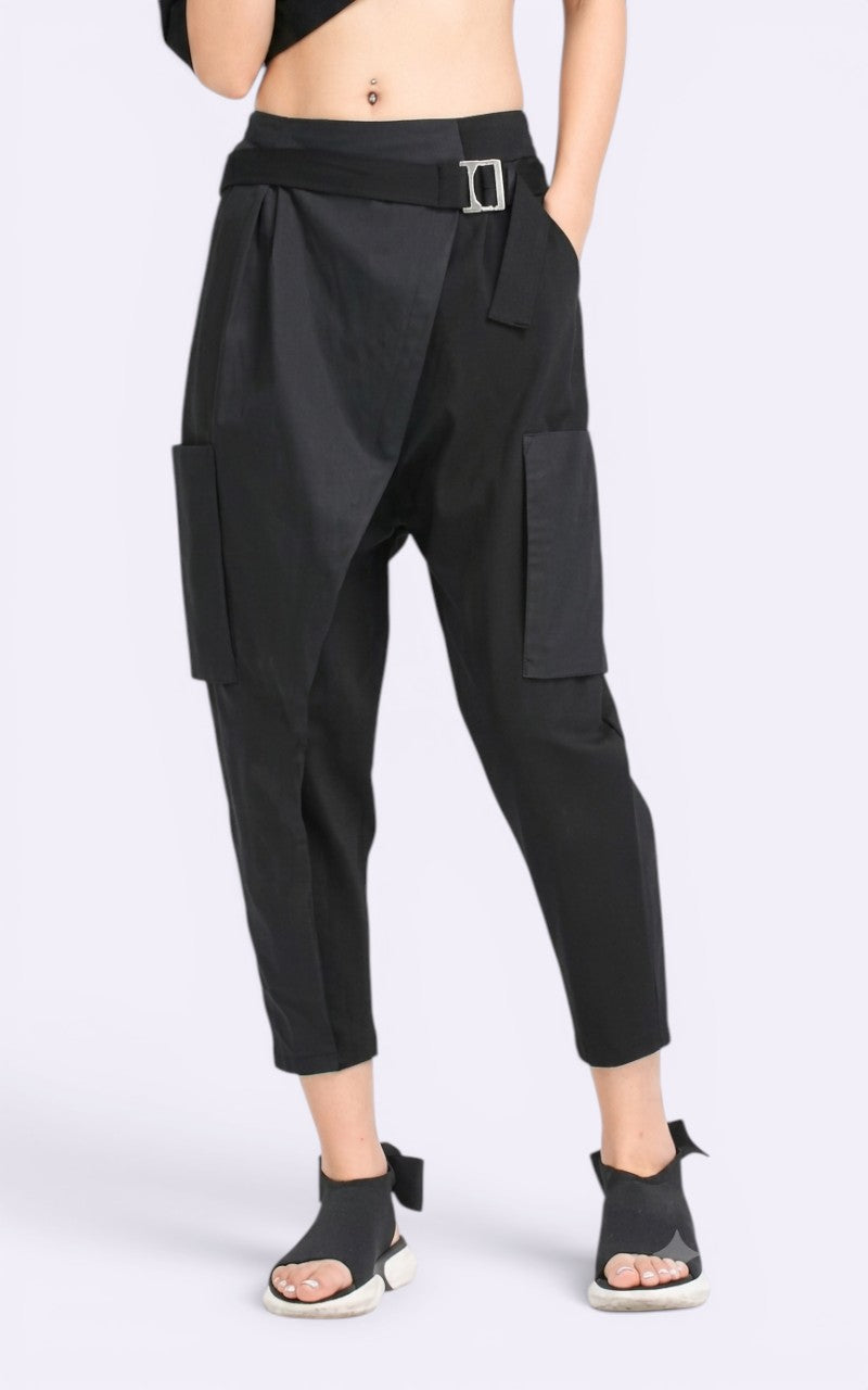 Techwear Irregular Harem Pants
