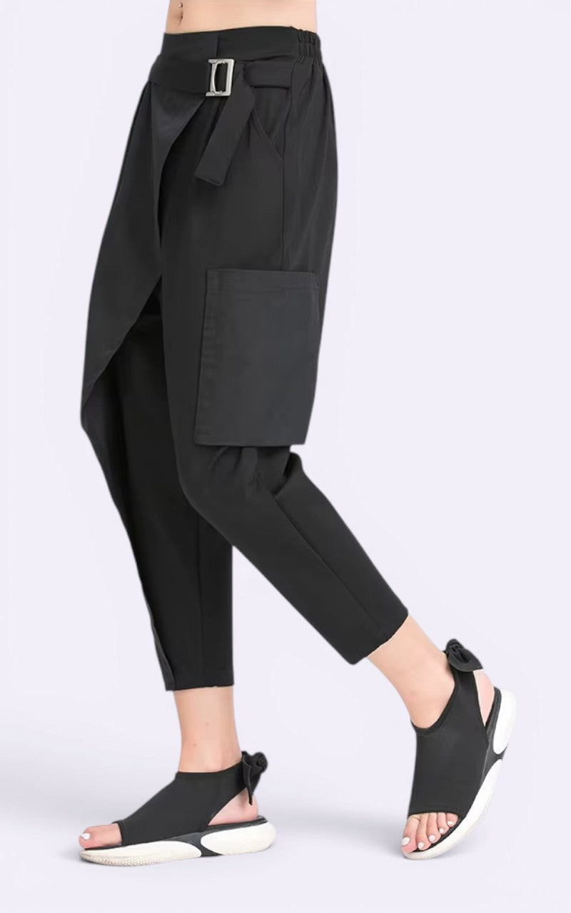 Techwear Irregular Harem Pants