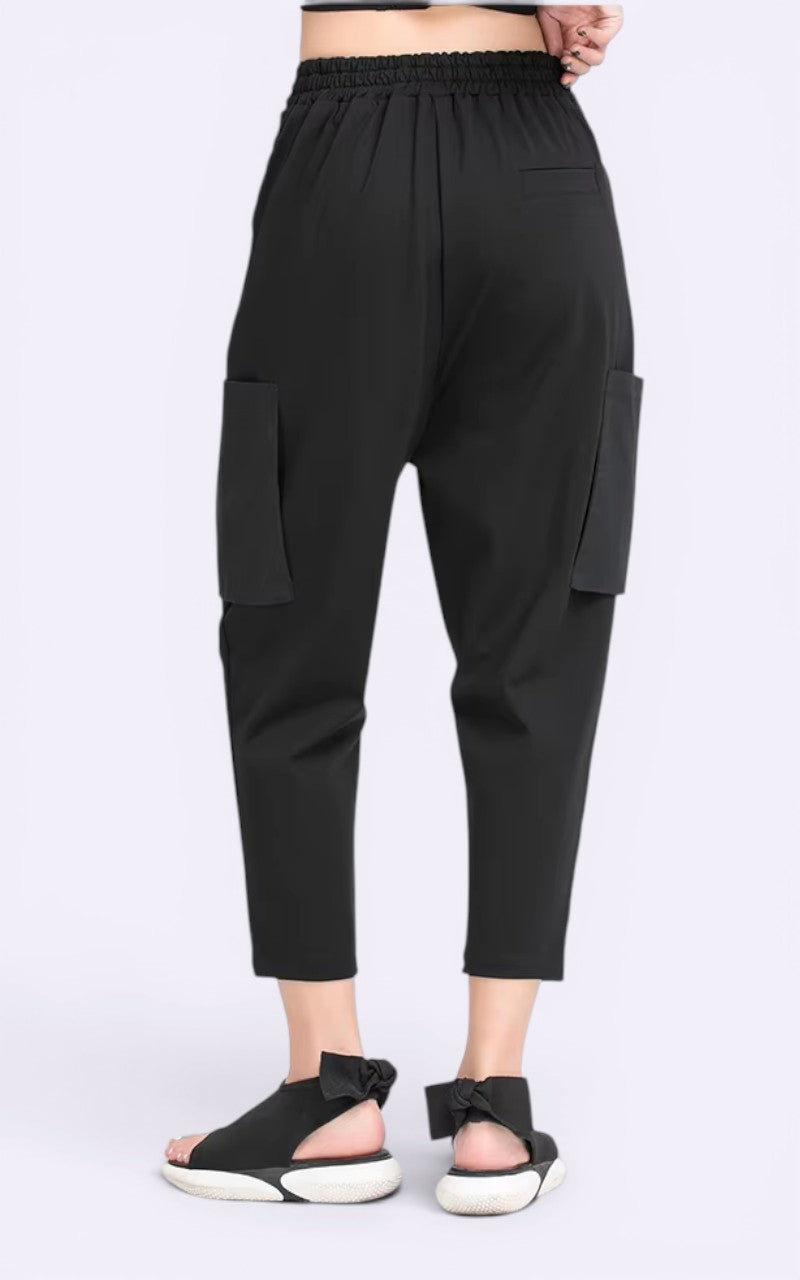 Techwear Irregular Harem Pants