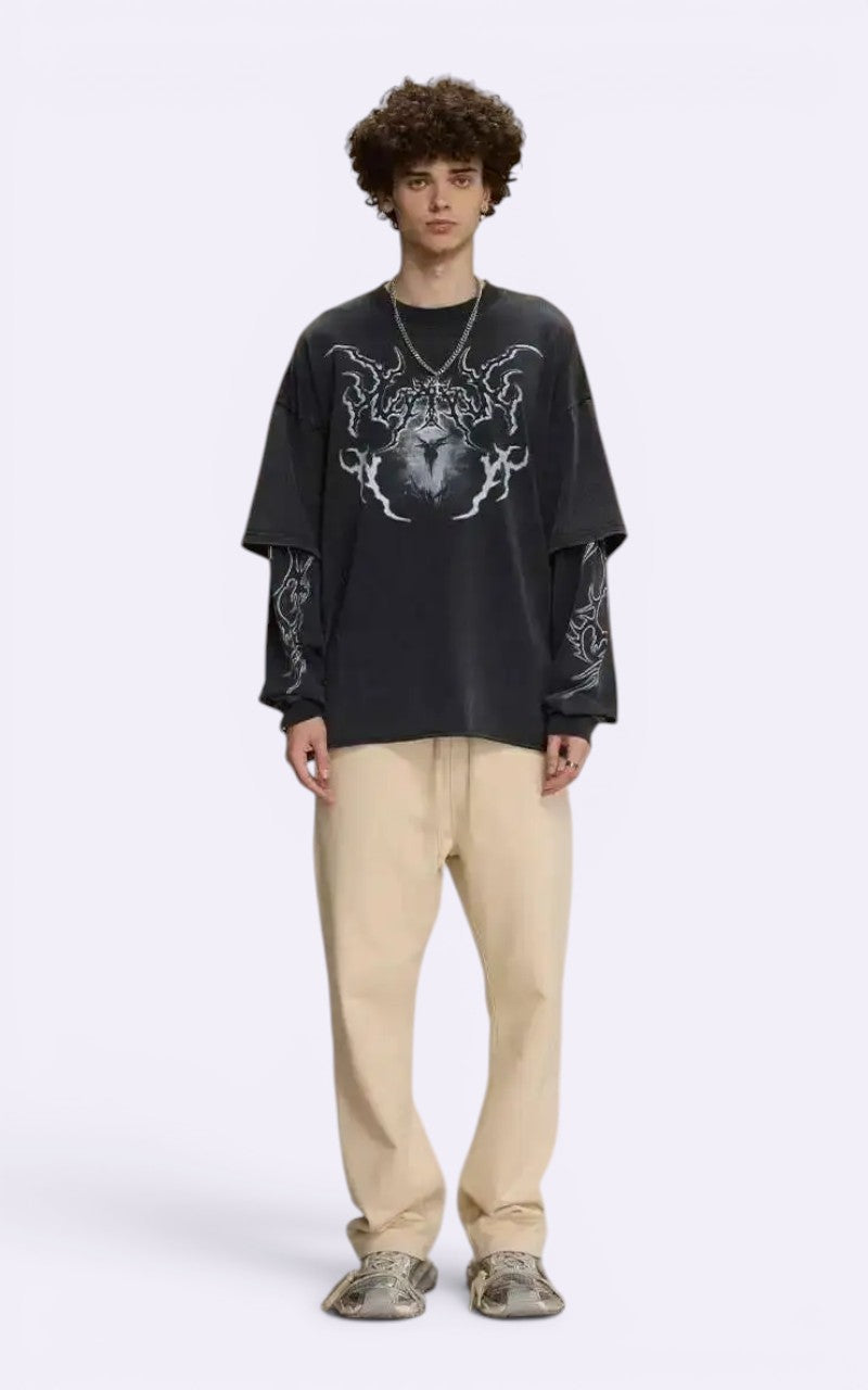 Techwear Loose Pullover Tee