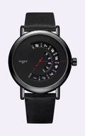 Techwear Minimalist Leather Watch