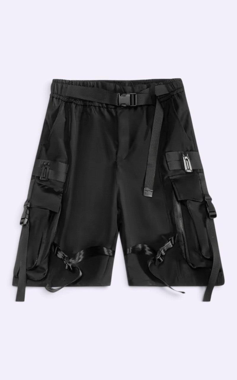 Techwear Multi-Pocket Cargo Shorts