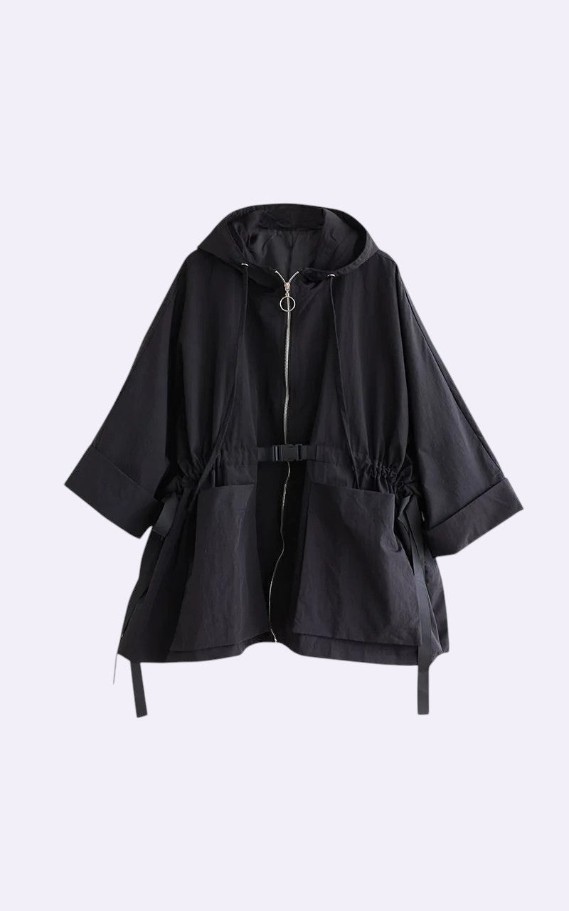 Techwear Oversized Hooded Jacket
