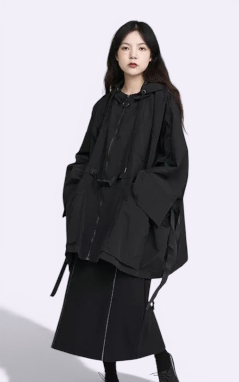 Techwear Oversized Hooded Jacket