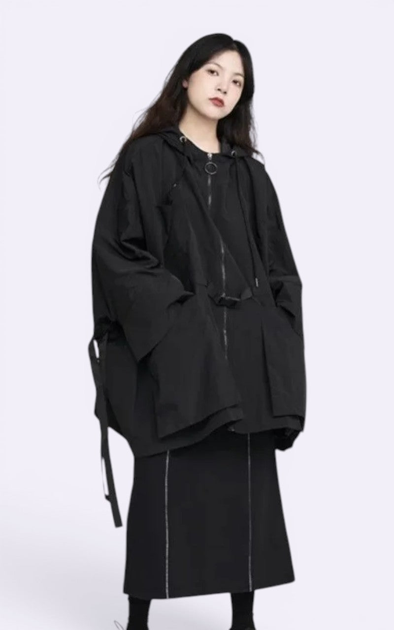 Techwear Oversized Hooded Jacket