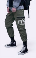 Techwear Ribbon Cargo Joggers