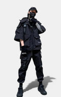 Techwear Tactical Cargo Jacket