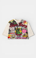 Urban Graffiti Oversized Long Sleeve Tee