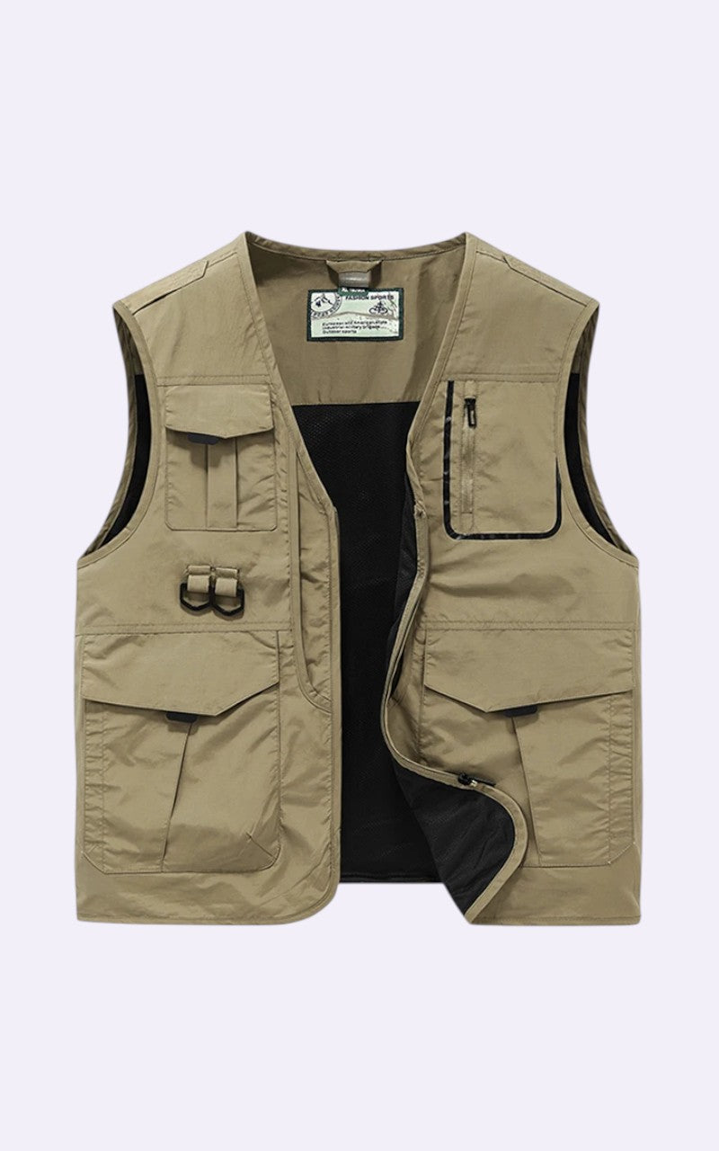 Utility Multi Pocket Cargo Vest