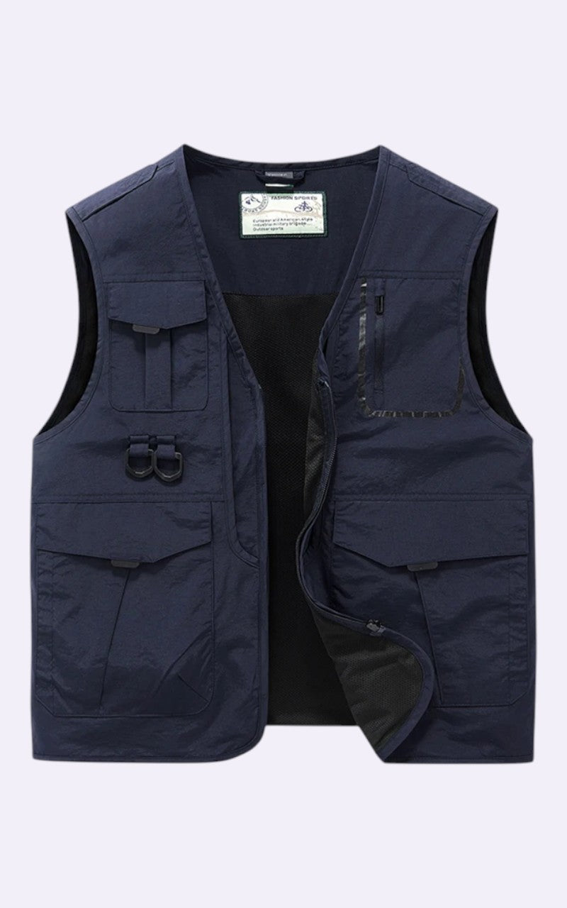 Utility Multi Pocket Cargo Vest