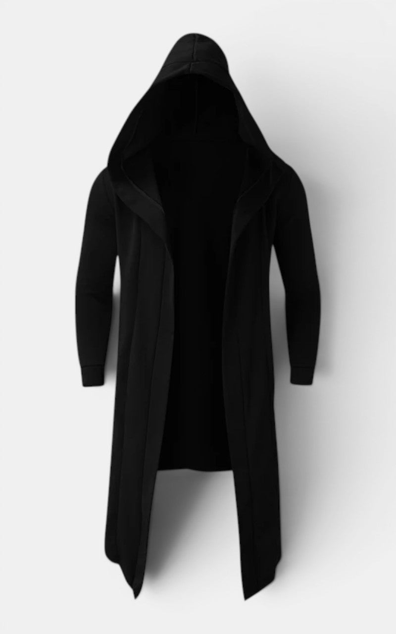 Winter Hooded Trench Cardigan