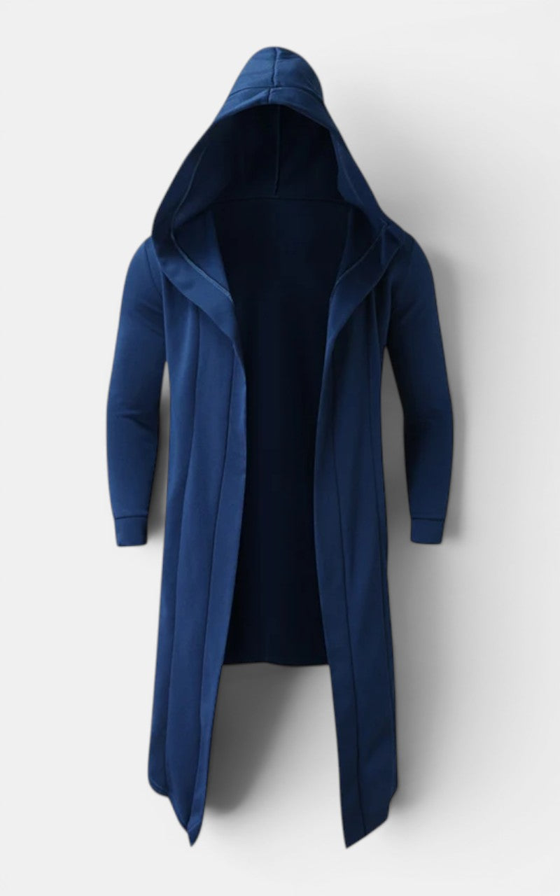 Winter Hooded Trench Cardigan
