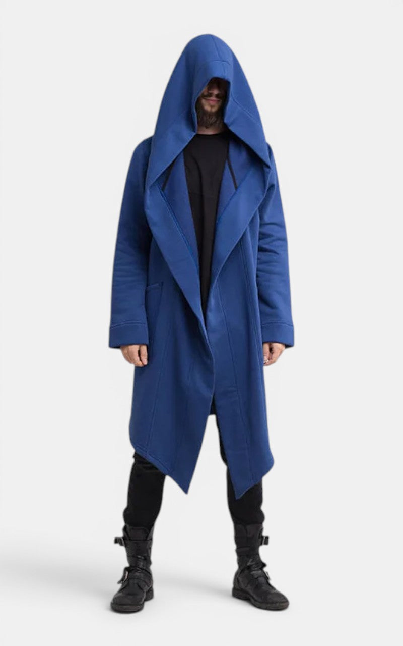 Winter Hooded Trench Cardigan
