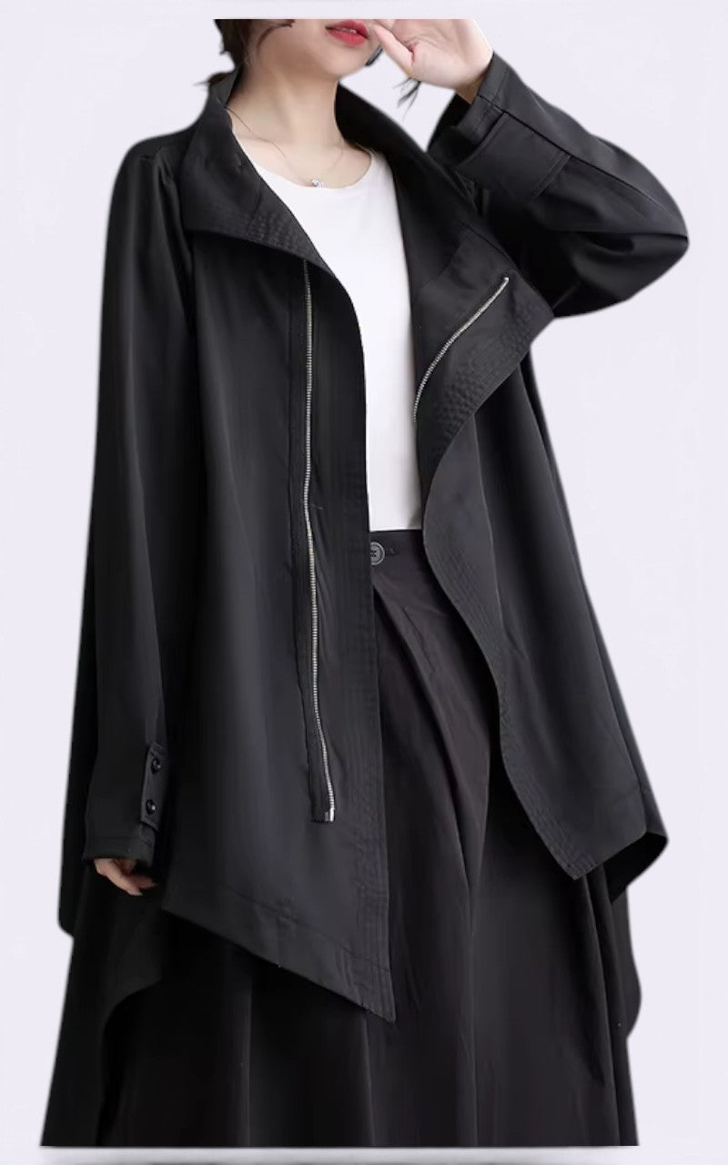 Women's Asymmetrical Techwear Jacket