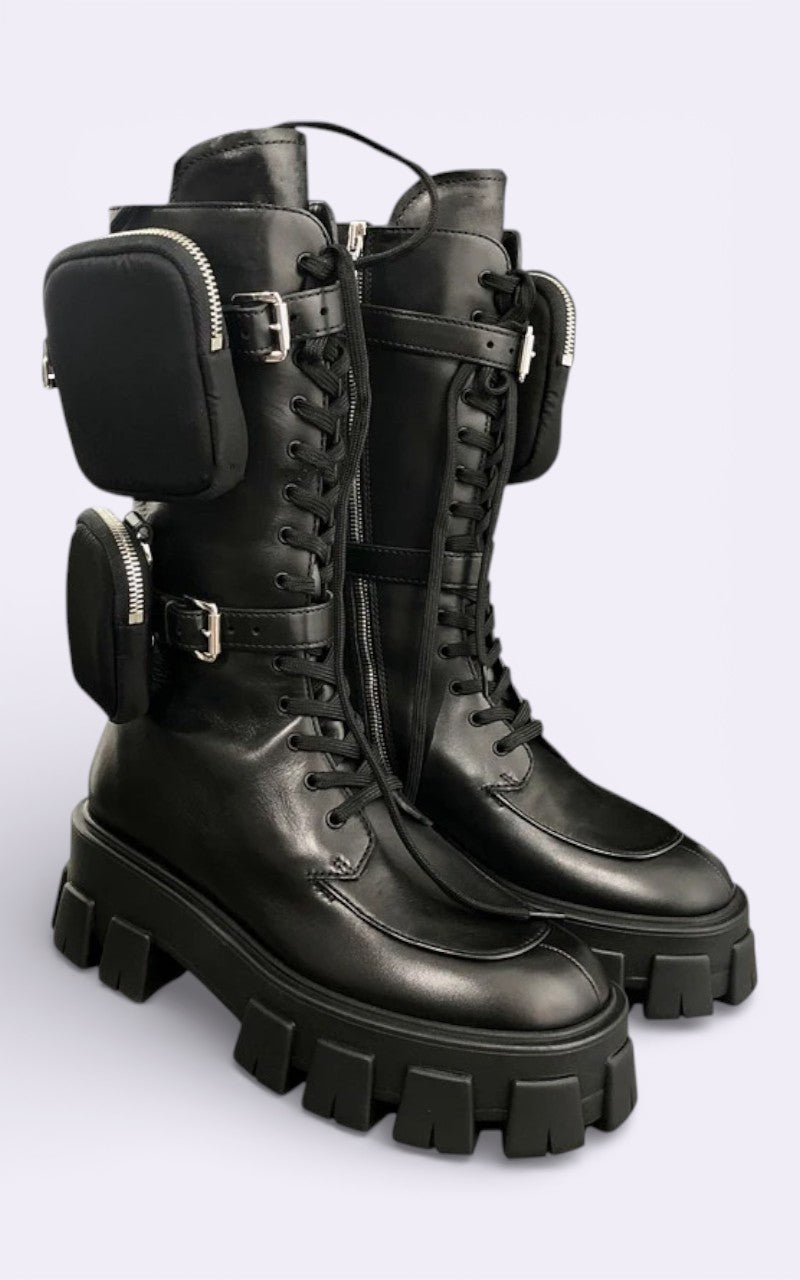 Women’s Platform Punk Knee-High Boots