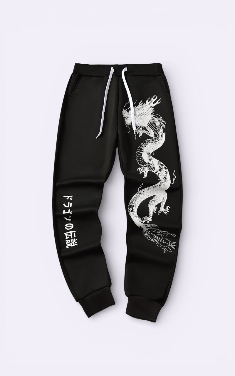 Y2K Anime Fleece Street Pants