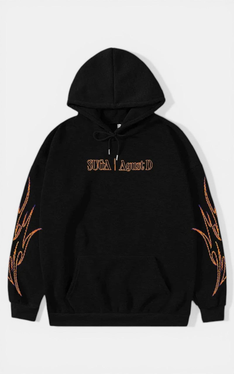 Y2K Flame Print Sweatshirt