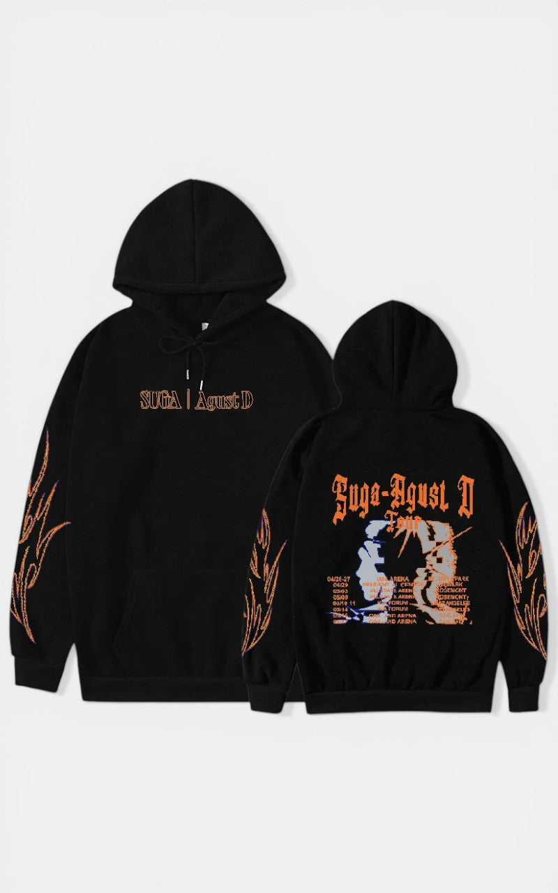 Y2K Flame Print Sweatshirt