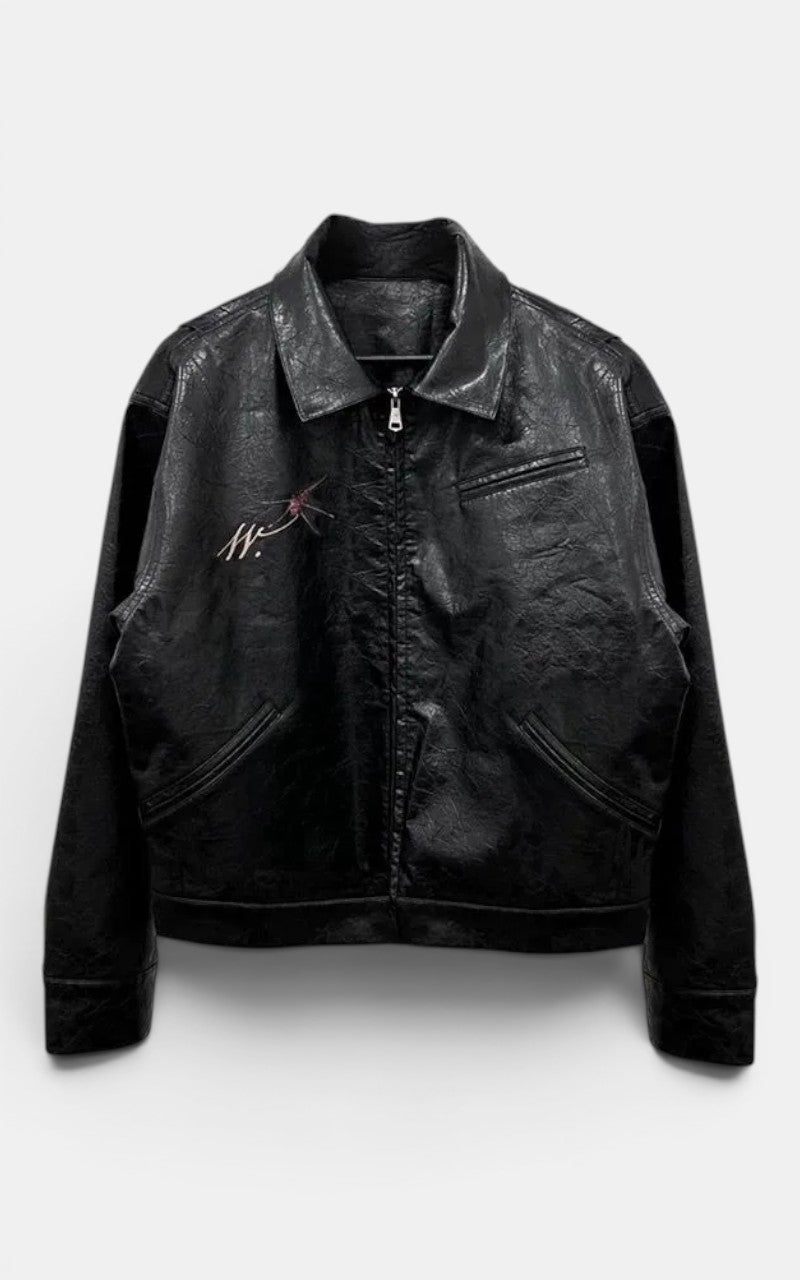 Y2K Harajuku PU Leather Jacket