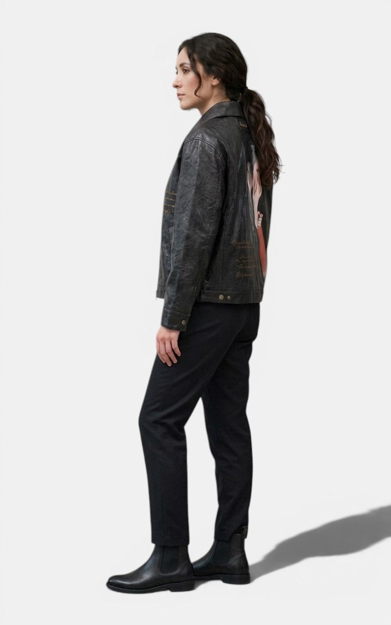 Y2K Harajuku PU Leather Jacket