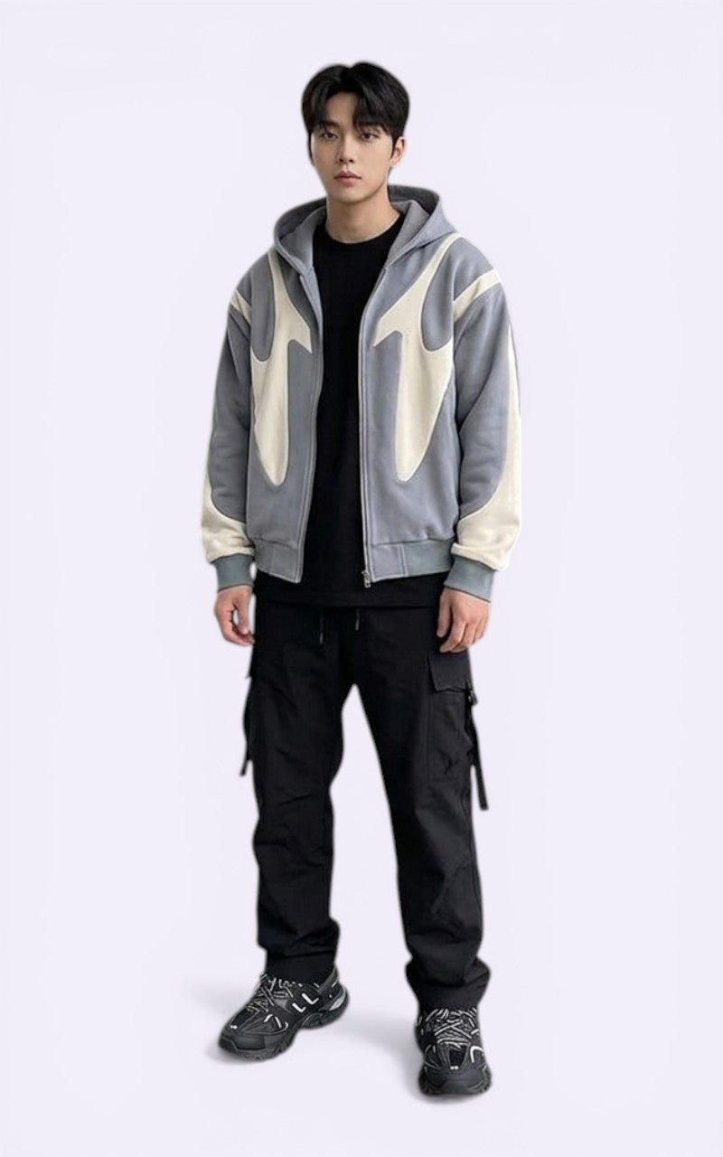 Y2K Harajuku Zip Hoodie