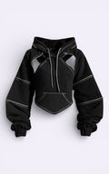 Y2K High Street Color Block Hoodie