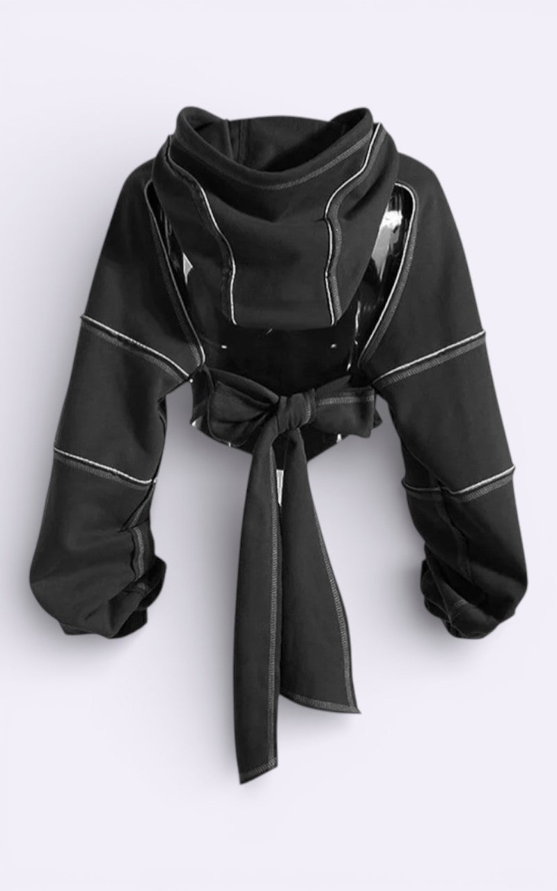 Y2K High Street Color Block Hoodie