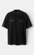 Y2K Patchwork Cargo T-Shirt