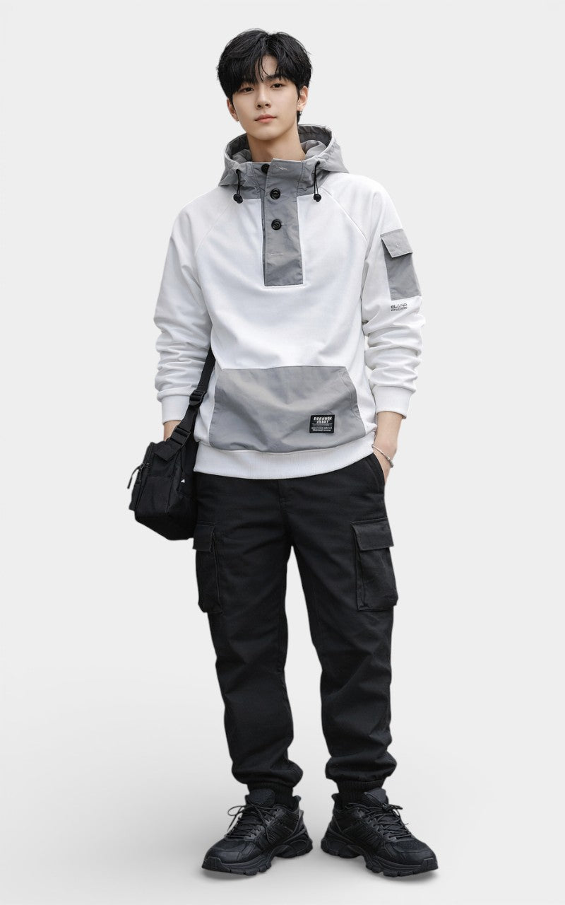 Y2K Techwear Cargo Hoodie