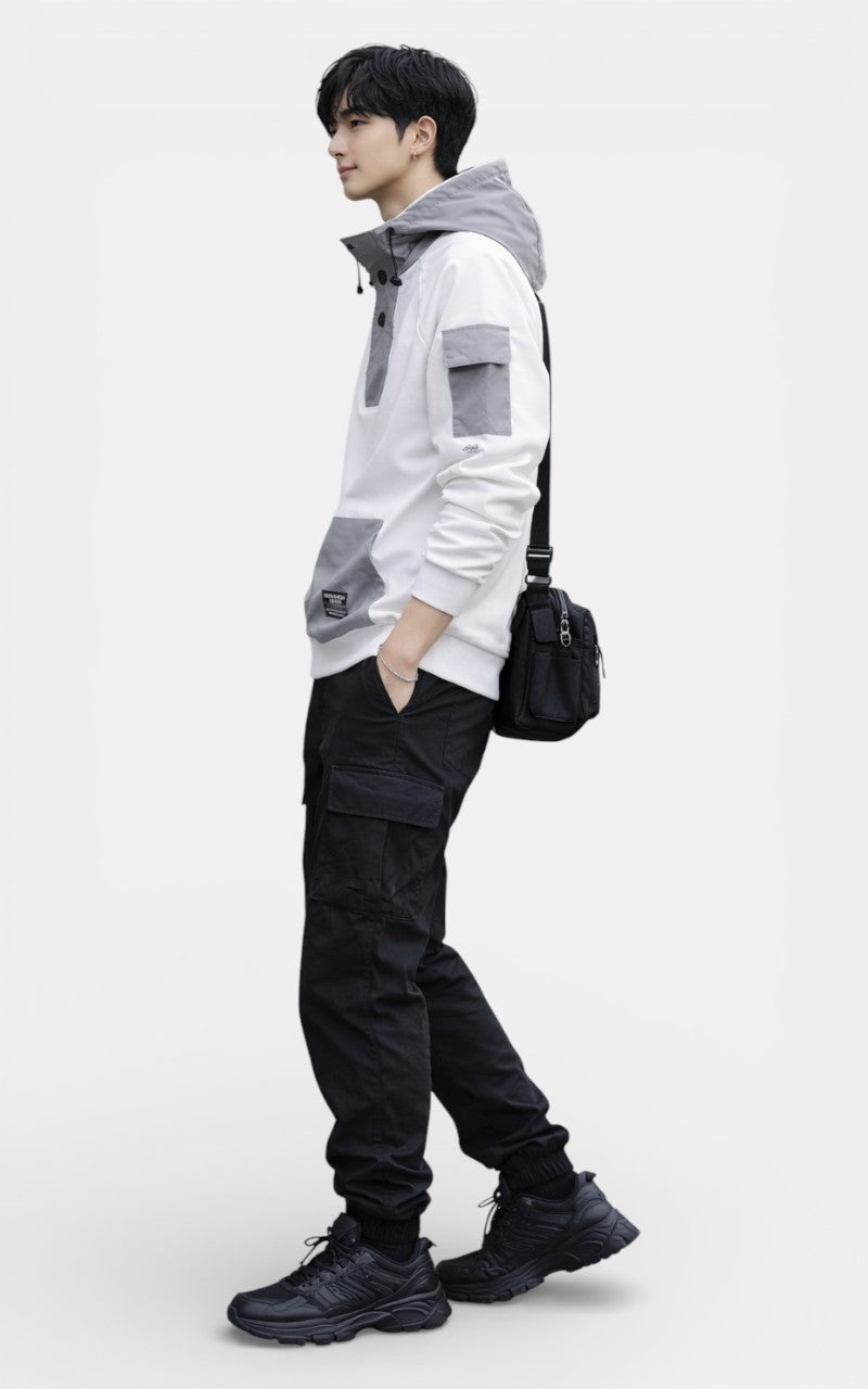 Y2K Techwear Cargo Hoodie