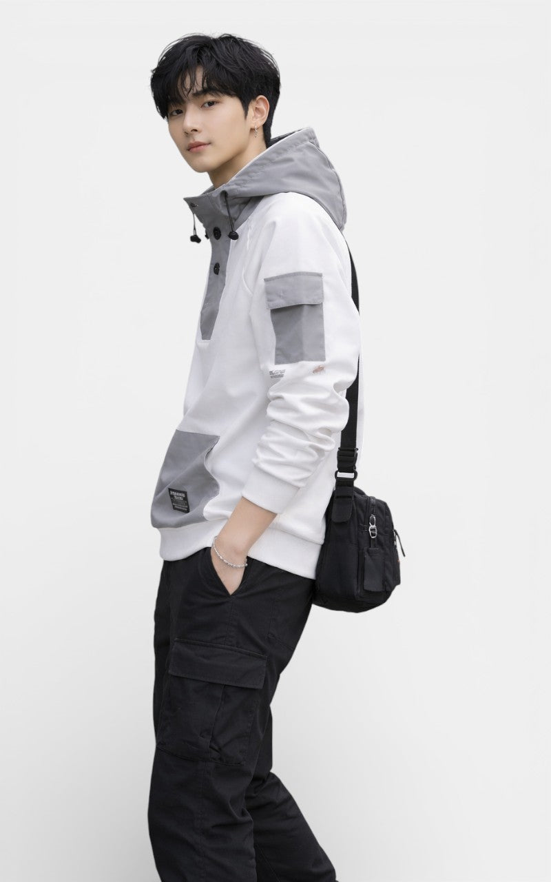 Y2K Techwear Cargo Hoodie