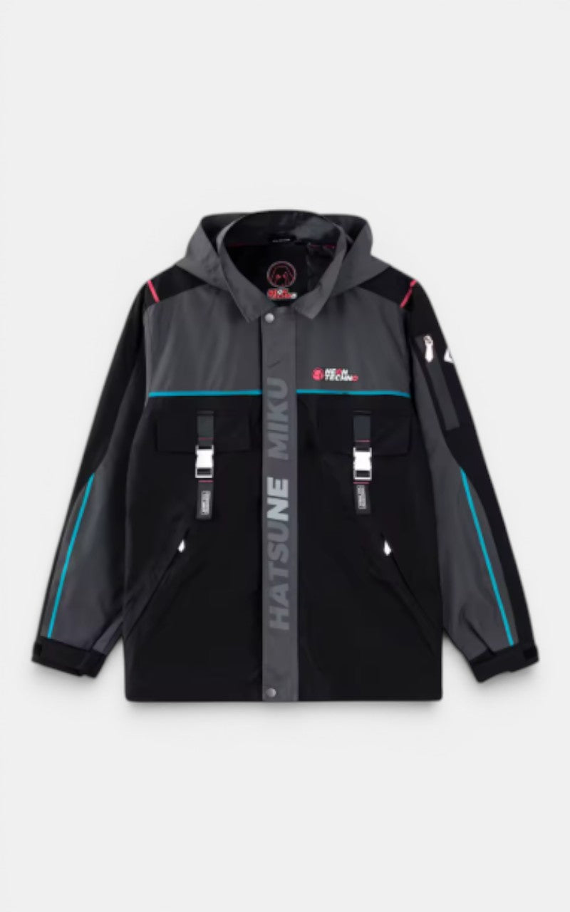 Neon Tech Hooded Windbreaker