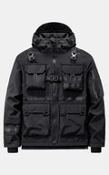 Hooded Multi-Pocket Utility Jacket