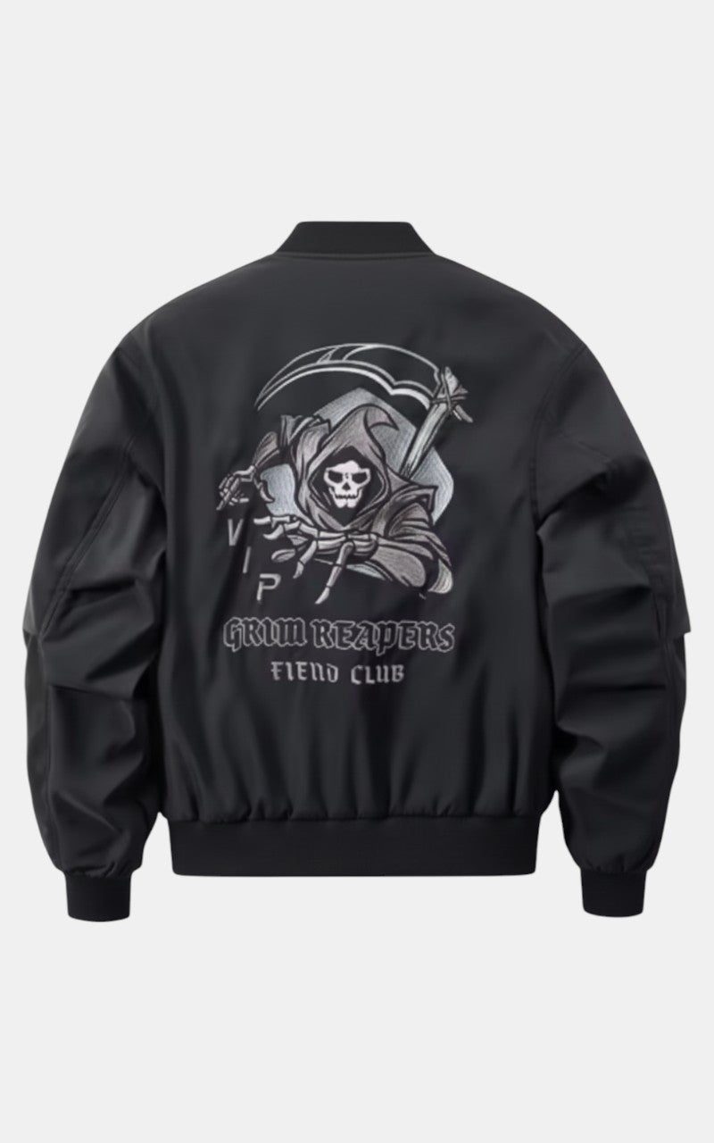 God of Death Punk Bomber Jacket