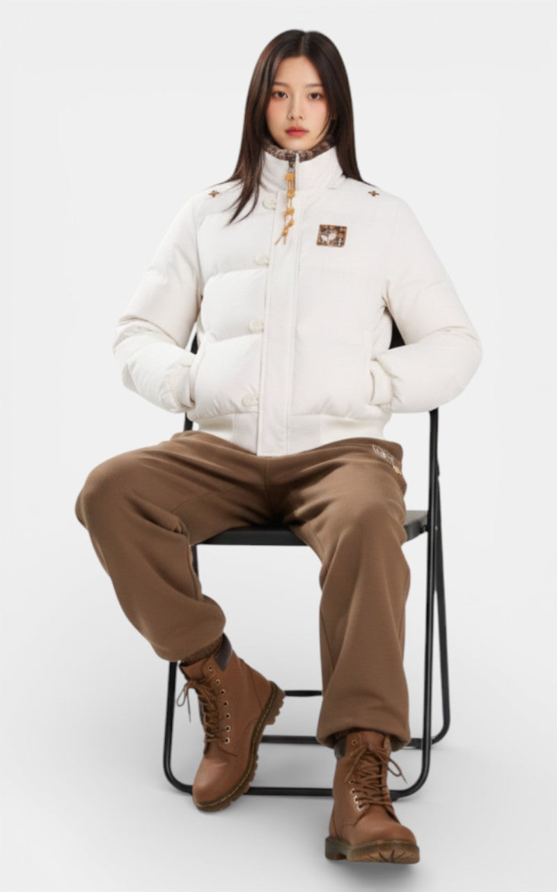 Fur Collar Hooded Parka Jacket