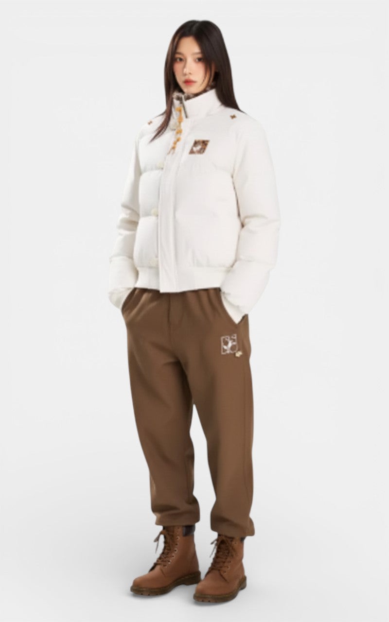 Fur Collar Hooded Parka Jacket