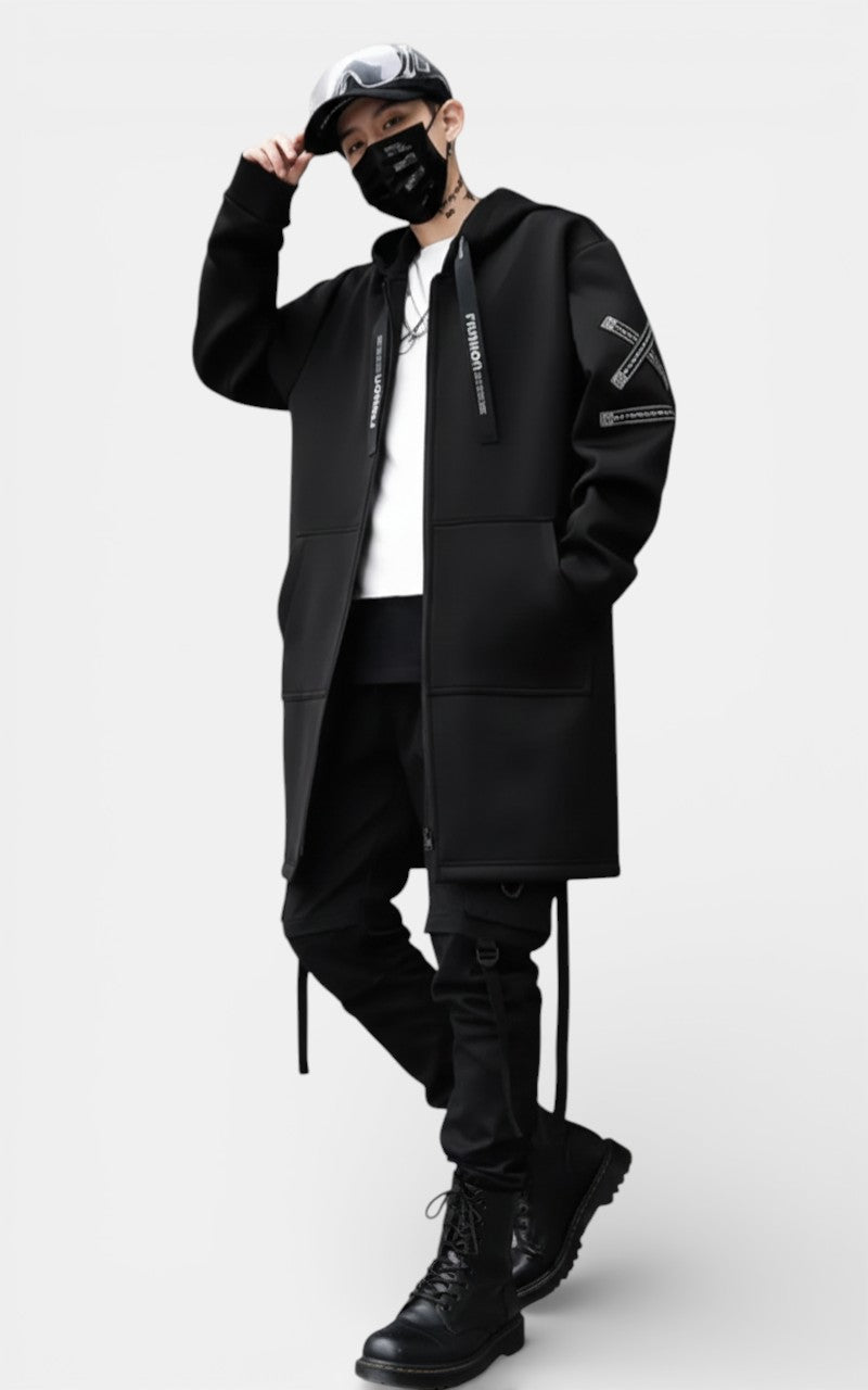 Techwear Jacket Black 