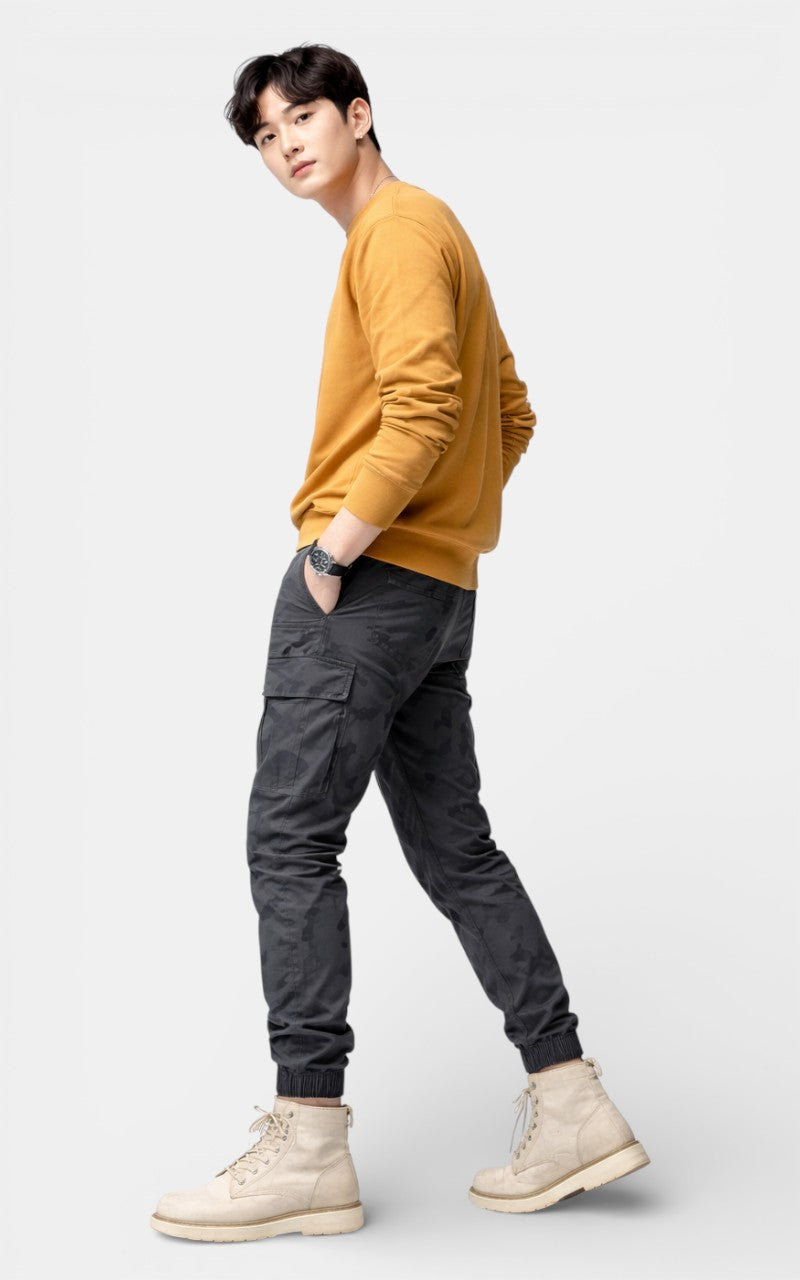 Multi-Pocket Cargo Jogger Pants