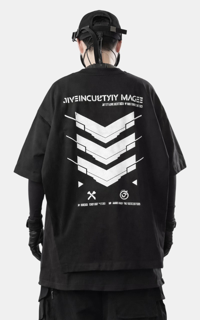 Y2K Cape Style Street Tee