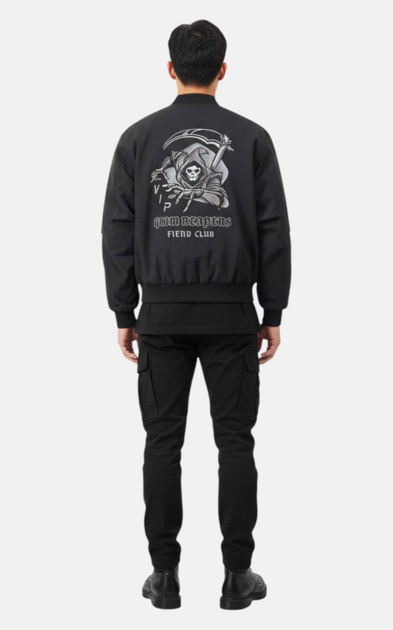 God of Death Punk Bomber Jacket