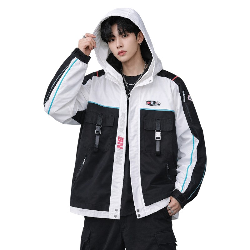 MOEYU Hatsune Miku Cosplay Hooded Jacket – Anime Trench Winter Coat