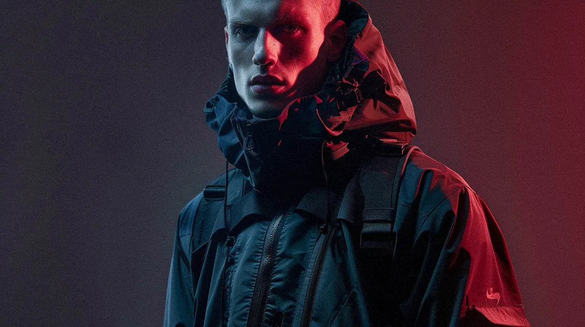 Warcore techwear style outfit